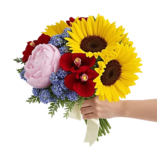 Golden Sunflower Bouquet