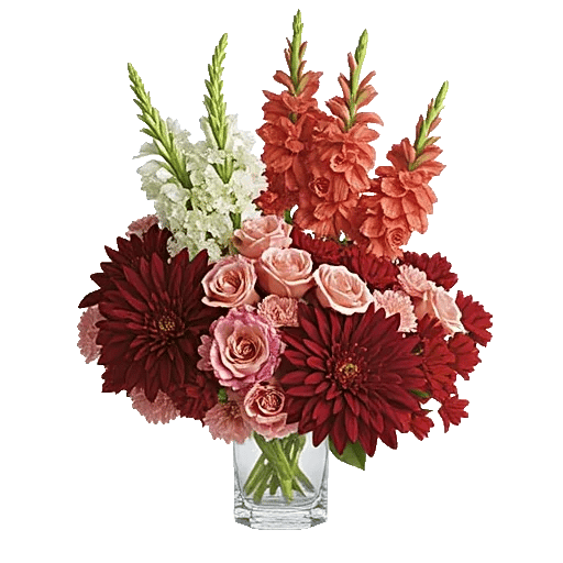 Crimson Blossom Harmony