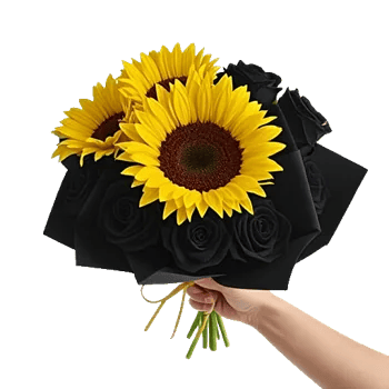 Golden Sunflower Bouquet