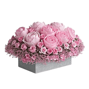 Blush Romantic Centerpiece